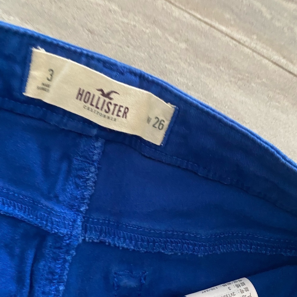 HOLLISTER Skinny Low Rise Denim Jeans Blue Pants Denim Women's Size 3 26 - Picture 3 of 5